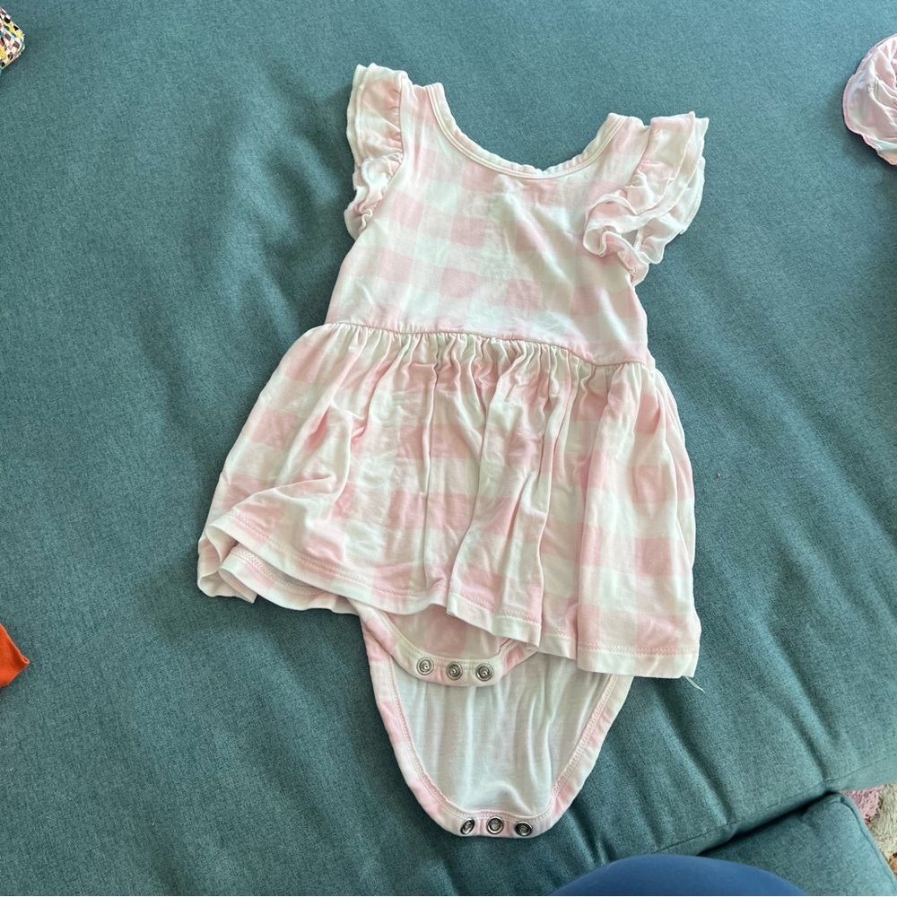 Little Sleepies Play Dress - Gingham